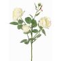 Rama de rosa artificial DIAMANTIS, crema, 70cm, Ø5-8cm