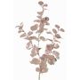 Rama artificial de eucalipto MALFHY, rosa claro metalizado, 75cm