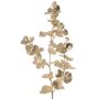 Rama artificial de eucalipto MALFHY, plata metalizada y dorada, 75 cm