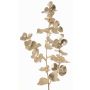 Rama artificial de eucalipto MALFHY, plata metalizada y dorada, 75cm