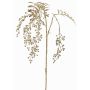 Rama artificial de pimienta RALFHY con bayas, metalizado plateado y dorado, 80cm