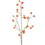 Rama artificial de manzano ornamental NONGIH con frutos, naranja, 90 cm