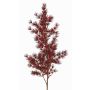 Rama artificial de espárrago umbellatus DIKERNO, rojo burdeos, 75cm