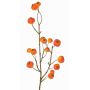 Rama artificial de manzano ornamental NONGIH con frutos, naranja, 60cm
