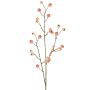 Rama artificial de manzano ornamental NONGIR con frutos, rosa claro, 90 cm