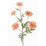 Rama decorativa de crisantemo PRUDENCE, Eco Collection, rosa palo, 75cm, Ø5-6,5cm