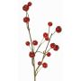 Rama artificial de manzano ornamental NONGIH con frutos, rojo oscuro, 60cm