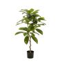 Árbol artificial frangipani MORSHA, tronco artificial, verde, 110 cm