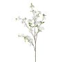 Rama artificial de cerezo ornamental FYNLOK con flores, blanca, 125 cm