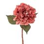 Flor artificial Hortensia TREASY, rosa viejo, 35 cm