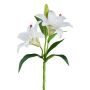 Rama artificial lirio tigre GRELFIN, blanca, 40 cm