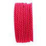 Cordón NICOLETTE, rojo, 25m, 4mm