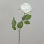 Rosa artificial FINAKAS, blanco crema, 65 cm
