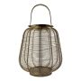 Linterna CONSTANTINE de aluminio, con asa, dorada, 30 cm, Ø 27 cm