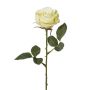 Flor decorativa rosa CESOPY, verde crema, 35 cm