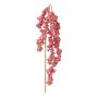 Rama artificial de saúco FAVLER, bayas, rosa, 75 cm