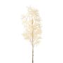 Rama artificial de cotinus SLANDE con flores, crema, 45 cm