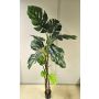 Planta artificial Philodendron monstera deliciosa CUNKYN en maceta decorativa, 180 cm