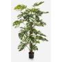 Planta artificial Filodendro Monstera Deliciosa Variegata MEBSUTA, verde y blanco, 160 cm