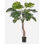 Planta artificial Filodendro Monstera Deliciosa IDALINA, raíces, 130 cm