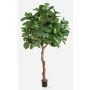Ficus Lyrata artificial FELTON, tronco artificial, verde, 360 cm