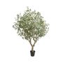 Árbol de eucalipto artificial BAKHEN, tronco artificial, maceta decorativa, verde, 240 cm