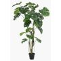 Planta artificial Philodendron monstera deliciosa TANIESO, tronco artificial, raíces aéreas, 210 cm