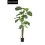 Planta artificial Philodendron monstera deliciosa TANIESO, tronco artificial, raíces aéreas, 180 cm