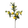 Rama artificial de limonero QUEOSHA con frutos, amarilla, 95 cm