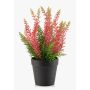 Erica artificial ELSAWO en maceta decorativa, crossdoor, rosa, 30 cm