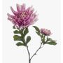 Rama artificial de dalia KALGER, lila, 75 cm