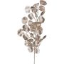 Rama artificial de eucalipto DRAVEL, champán, 75cm