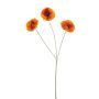 Rama artificial Amapola WHONRA, naranja, 60 cm