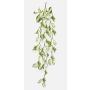Planta colgante artificial Scindapsus LAXORE en varilla, blanca y verde, 85 cm