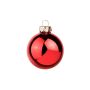 Bola de Navidad CLARIBELLE, brillante, 30 unidades, roja, Ø 6 cm