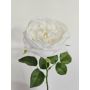 Rosa artificial GINAKAL, crema-blanco, 65 cm
