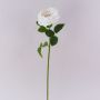 Rosa artificial GINAKAL, crema-blanco, 65 cm