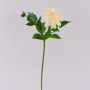 Flor artificial dalia WERNYT, crema, 45 cm