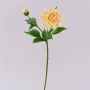Flor artificial dalia WERNYT, crema-albaricoque, 45 cm
