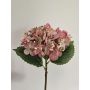 Hortensia artificial MYNMAR, rosa-crema, 35 cm
