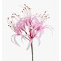 Amarilis artificial de jardín NANFAJI, rosa, 65 cm