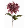 Dalia de terciopelo MINBU, lila envejecido, 60cm, Ø17cm