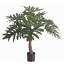 Philodendron Selloum artificial DONIS, tronco artificial, 80cm