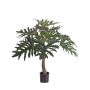 Philodendron Selloum artificial DONIS, tronco artificial, 80cm