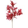 Rama de roble artificial ERASMIA, rojo burdeos, 75cm