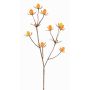 Cardo de plástico LOUKAS, amarillo-naranja, 45cm, Ø1-1,5cm