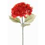 Hortensia artificial URANIA, naranja-rojo, 75cm, Ø20cm