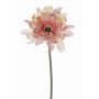 Gerbera artificial PAMILLA, rosa palo-crema, 65cm, Ø12cm