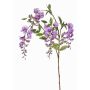 Rama de glicina artificial SOULA con flores, lila, 80cm, Ø7-8cm