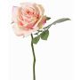 Rosa artificial NIKOLETA, rosa-crema, 30cm, Ø12cm